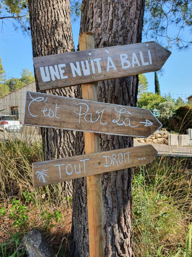 Une Nuit à Bali - Appartement cocooning Solliès-Toucas Exterior foto